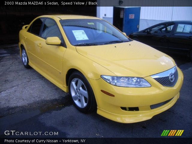 2003 Mazda MAZDA6 s Sedan in Speed Yellow