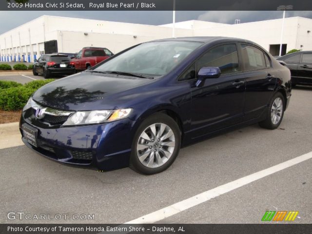 2009 Honda Civic Si Sedan in Royal Blue Pearl