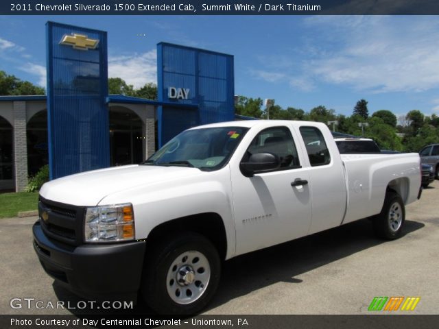 2011 Chevrolet Silverado 1500 Extended Cab in Summit White