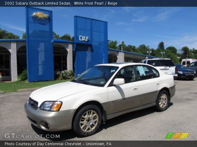 2002 Subaru Outback Limited Sedan in White Frost Pearl