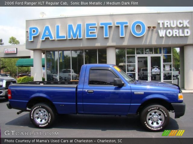 2006 Ford Ranger XLT Regular Cab in Sonic Blue Metallic