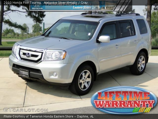 2010 Honda Pilot Touring in Alabaster Silver Metallic