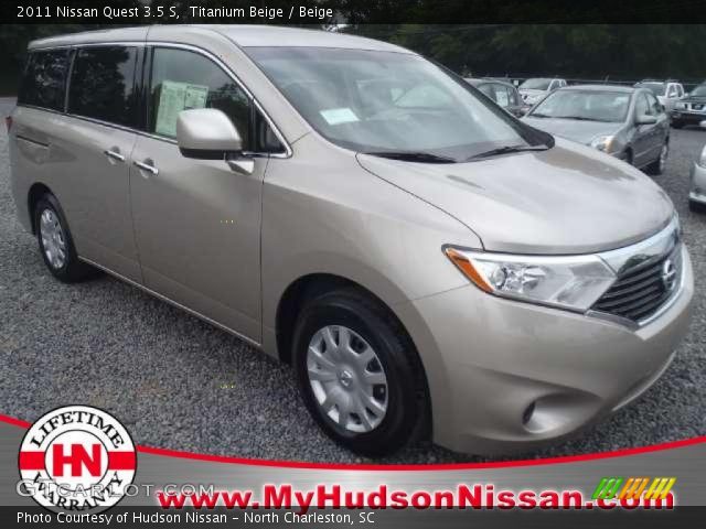 2011 Nissan Quest 3.5 S in Titanium Beige