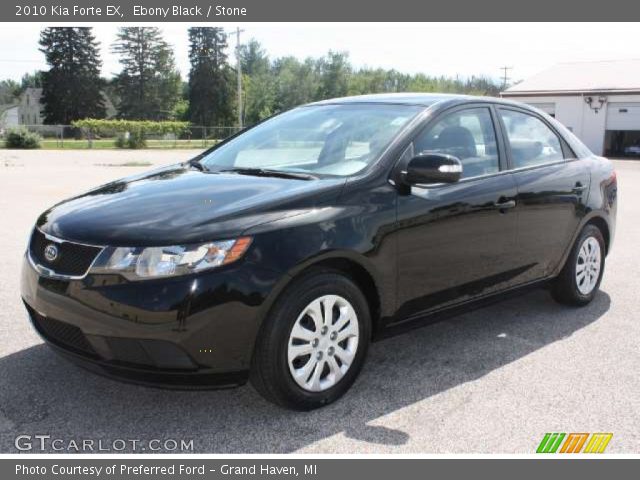 2010 Kia Forte EX in Ebony Black