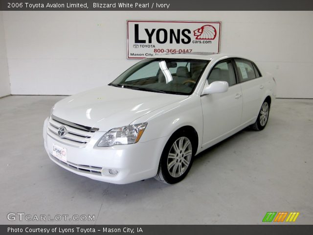 2006 Toyota Avalon Limited in Blizzard White Pearl