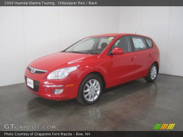 2009 Hyundai Elantra Touring in Chilipepper Red