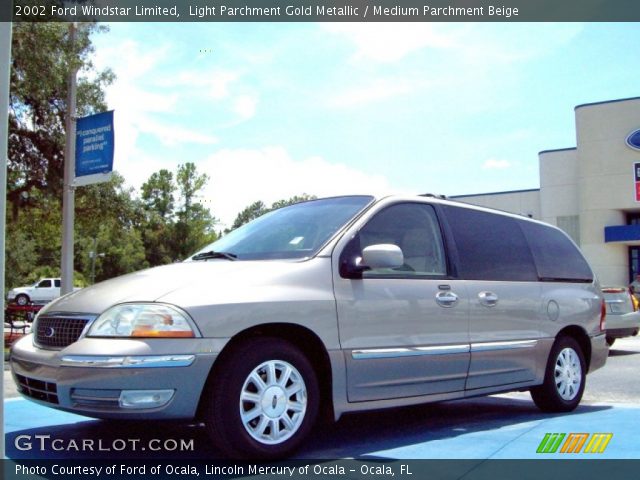 2002 Ford Windstar Limited in Light Parchment Gold Metallic