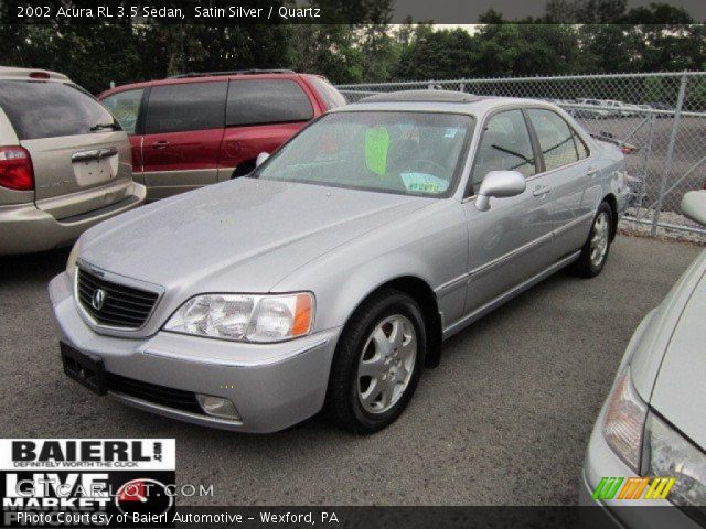 2002 Acura RL 3.5 Sedan in Satin Silver