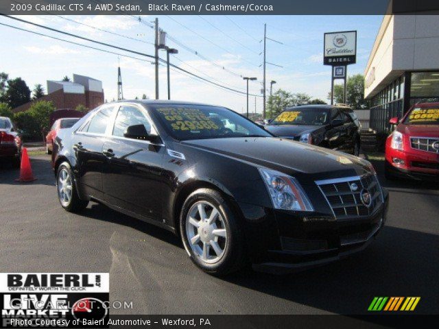2009 Cadillac CTS 4 AWD Sedan in Black Raven