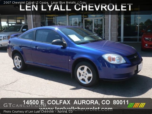 2007 Chevrolet Cobalt LS Coupe in Laser Blue Metallic
