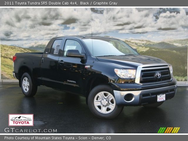 2011 Toyota Tundra SR5 Double Cab 4x4 in Black