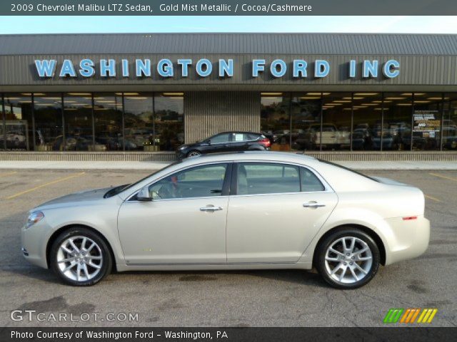 2009 Chevrolet Malibu LTZ Sedan in Gold Mist Metallic
