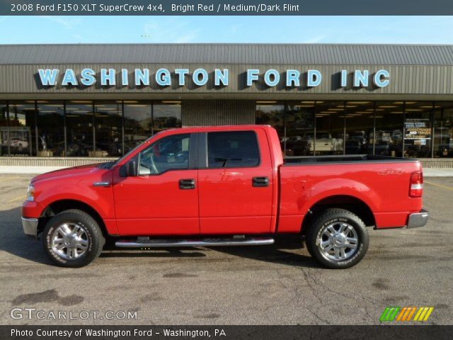 2008 Ford F150 XLT SuperCrew 4x4 in Bright Red
