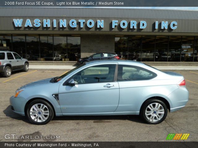 2008 Ford Focus SE Coupe in Light Ice Blue Metallic