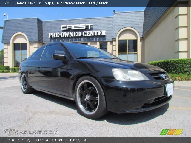 2001 Black honda civic ex #4