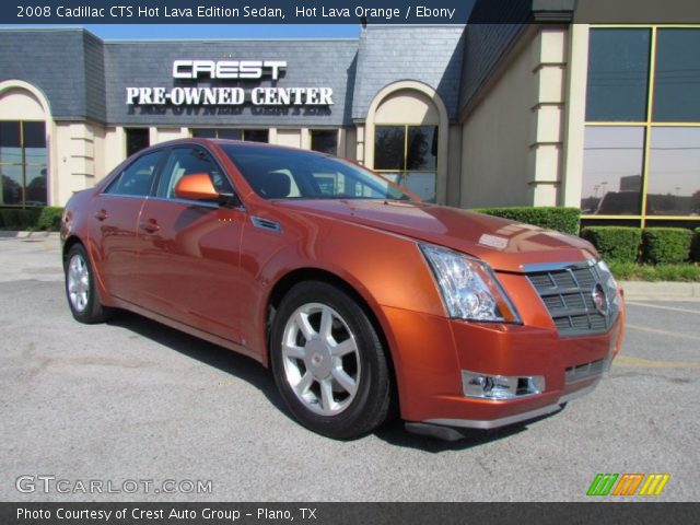 2008 Cadillac CTS Hot Lava Edition Sedan in Hot Lava Orange