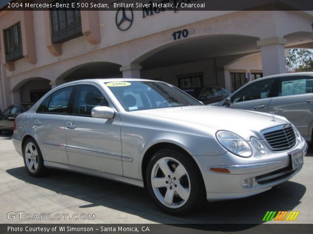 2004 Mercedes-Benz E 500 Sedan in Brilliant Silver Metallic
