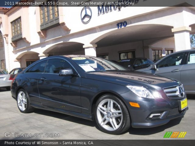 2011 Mercedes-Benz E 550 Coupe in Steel Grey Metallic