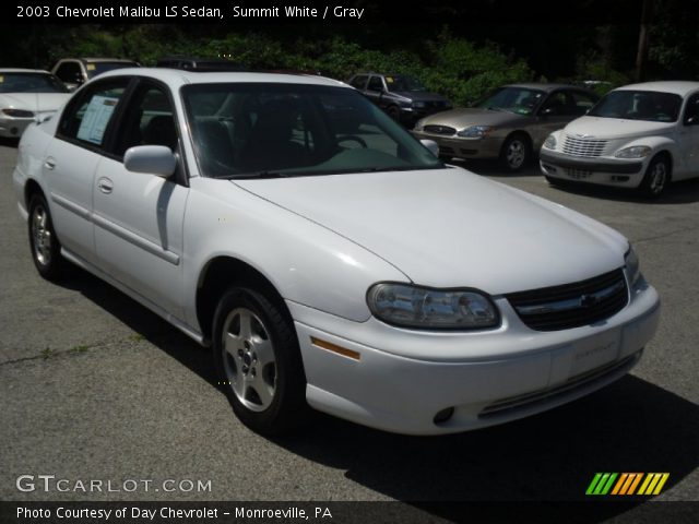 2003 Chevrolet Malibu LS Sedan in Summit White