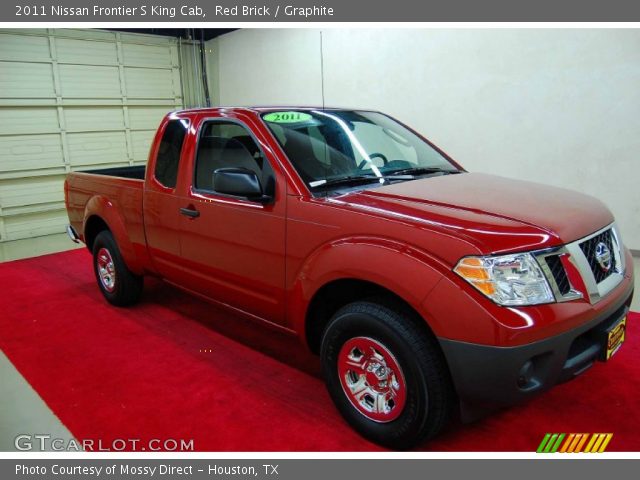 2011 Nissan Frontier S King Cab in Red Brick
