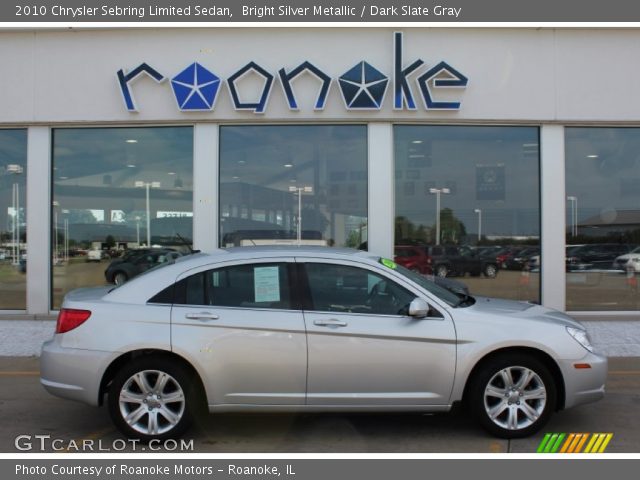 2010 Chrysler Sebring Limited Sedan in Bright Silver Metallic