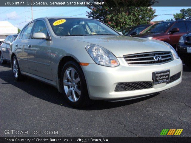 2006 Infiniti G 35 Sedan in Serengeti Sand Metallic