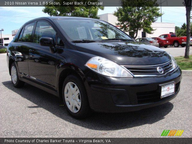 2010 Nissan Versa 1.8 S Sedan in Super Black