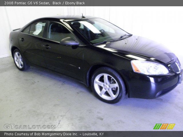 2008 Pontiac G6 V6 Sedan in Black