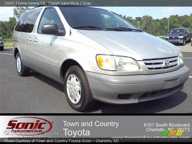 2003 Toyota Sienna CE in Desert Sand Mica