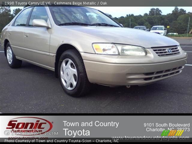 1998 Toyota Camry LE V6 in Cashmere Beige Metallic