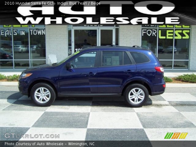2010 Hyundai Santa Fe GLS in Indigo Blue Pearl
