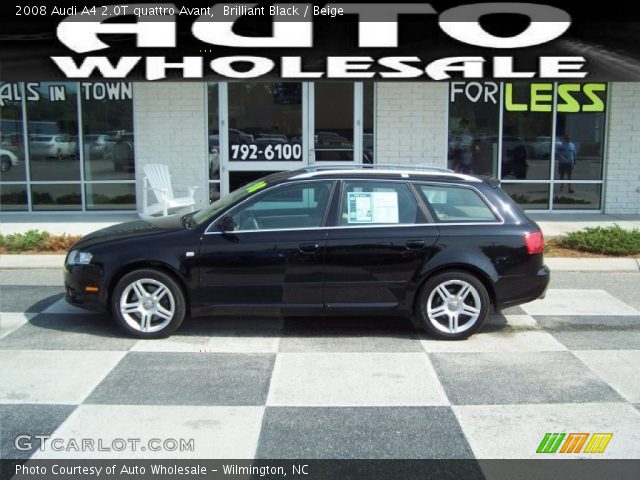 2008 Audi A4 2.0T quattro Avant in Brilliant Black