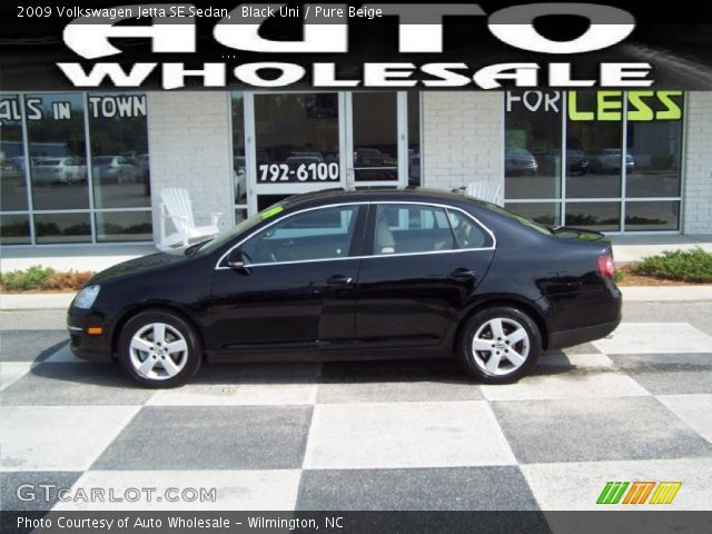 2009 Volkswagen Jetta SE Sedan in Black Uni