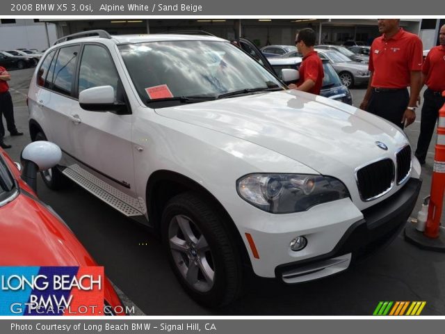 2008 BMW X5 3.0si in Alpine White