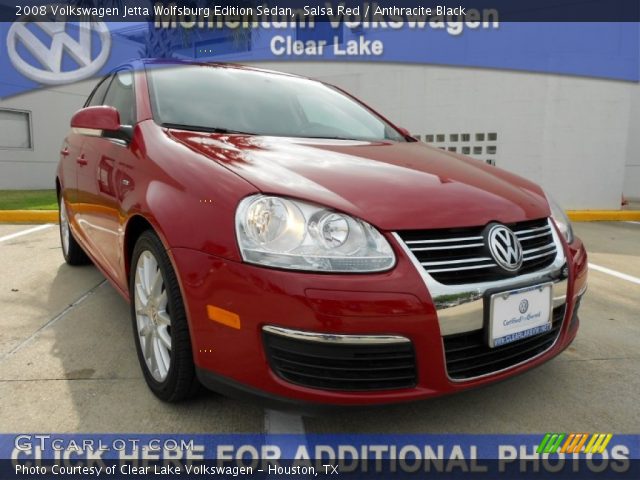 2008 Volkswagen Jetta Wolfsburg Edition Sedan in Salsa Red