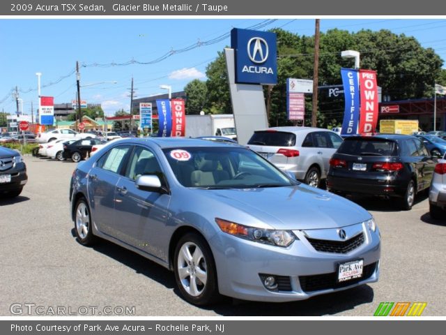 2009 Acura TSX Sedan in Glacier Blue Metallic