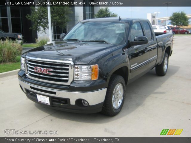 2011 GMC Sierra 1500 SLE Extended Cab 4x4 in Onyx Black