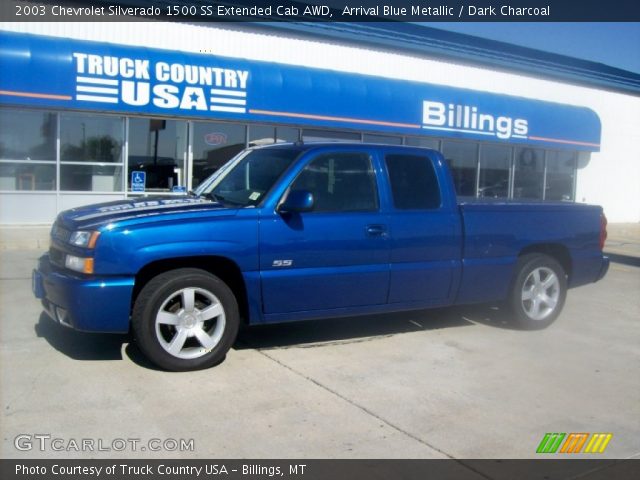 2003 Chevrolet Silverado 1500 SS Extended Cab AWD in Arrival Blue Metallic