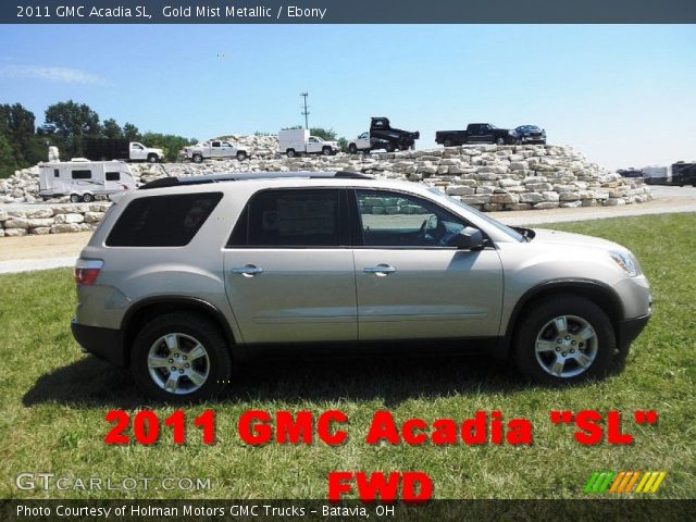2011 GMC Acadia SL in Gold Mist Metallic