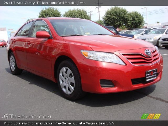 2011 Toyota Camry LE in Barcelona Red Metallic