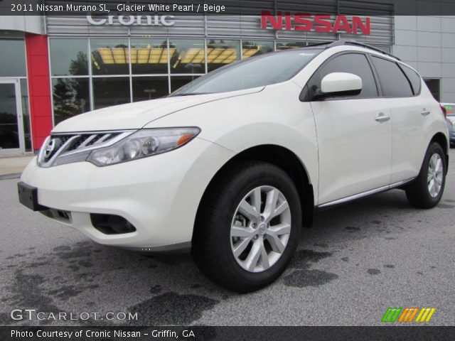 2011 Nissan Murano SL in Glacier White Pearl