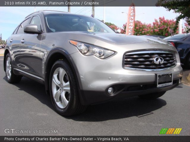2010 Infiniti FX 35 AWD in Platinum Graphite