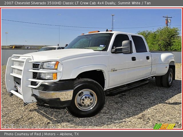 2007 Chevrolet Silverado 3500HD Classic LT Crew Cab 4x4 Dually in Summit White