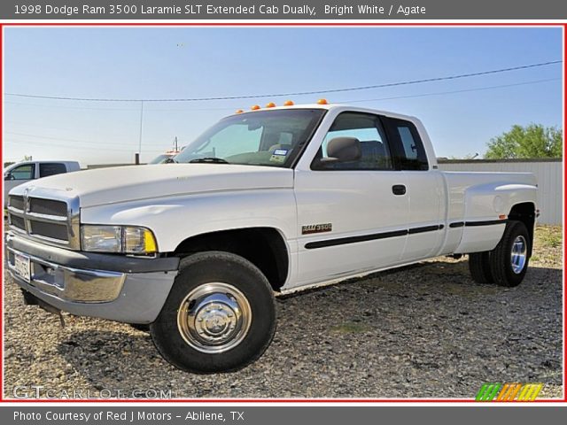 1998 Dodge Ram 3500 Laramie SLT Extended Cab Dually in Bright White