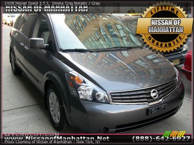 2008 Nissan Quest 3.5 S in Smoke Gray Metallic