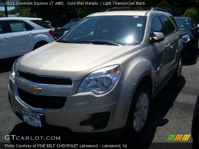 2011 Chevrolet Equinox LT AWD in Gold Mist Metallic