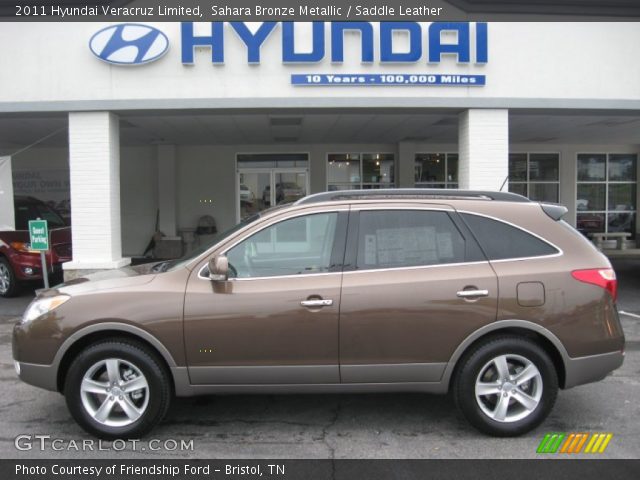 2011 Hyundai Veracruz Limited in Sahara Bronze Metallic