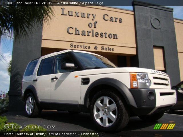2008 Land Rover LR3 V8 HSE in Alaska White