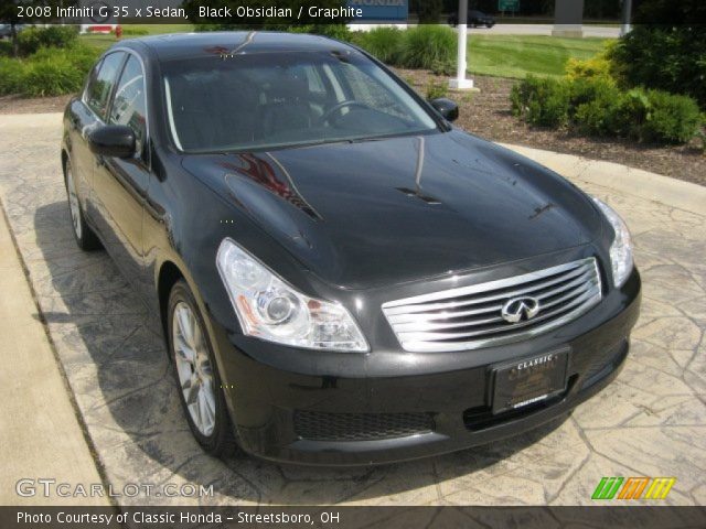 2008 Infiniti G 35 x Sedan in Black Obsidian