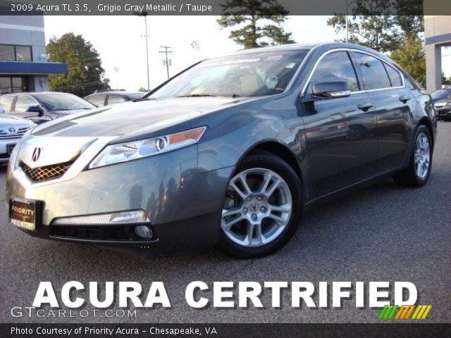 2009 Acura TL 3.5 in Grigio Gray Metallic